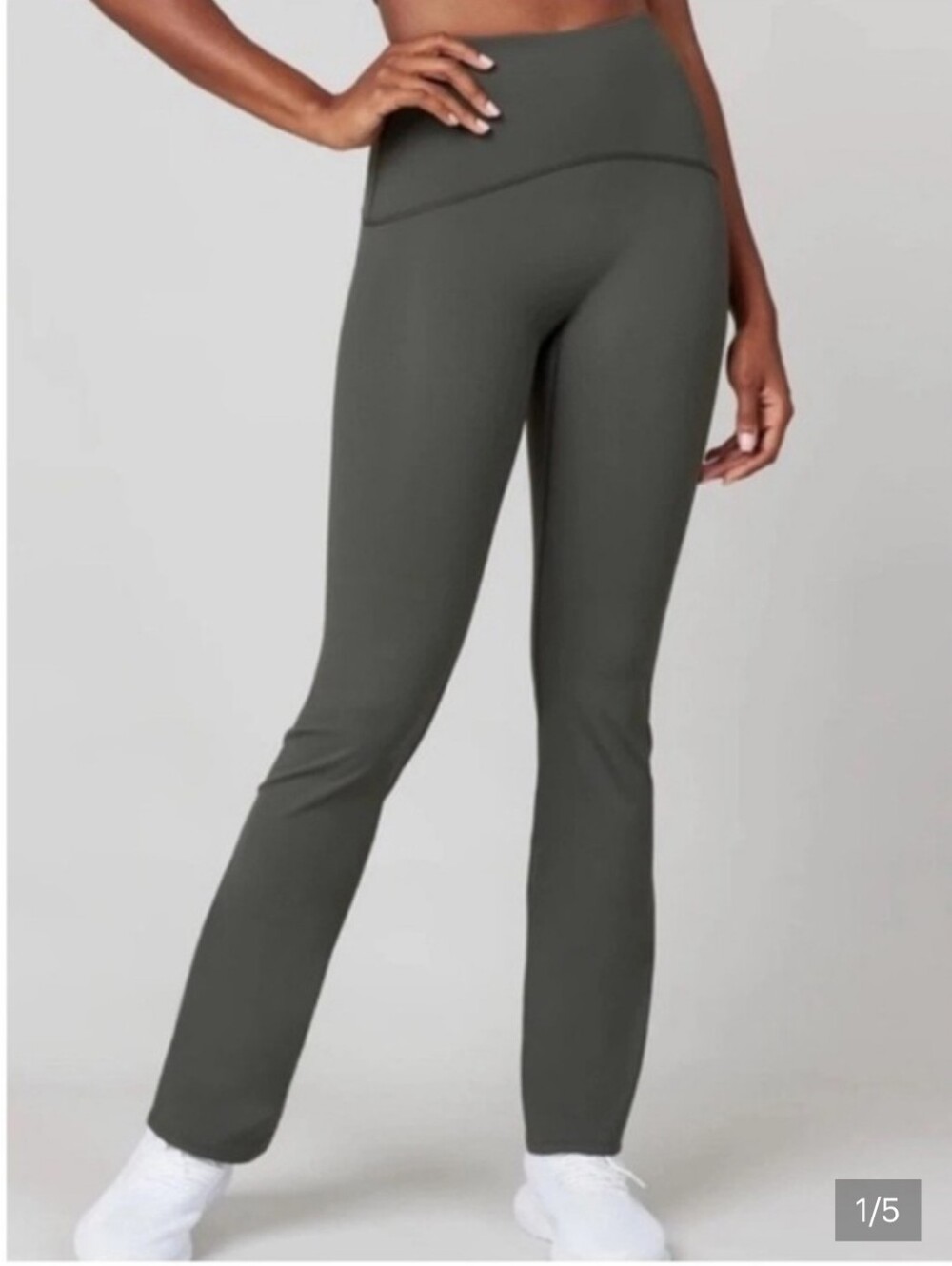 Spanx TALL Booty Boost Pants High Rise Bootcut Boot Cut Flare Yoga Leggings Sz M